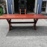 Rectangular Kirra XL 2700mm Kwila outdoor timber table available to order now!