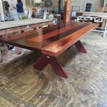 Rectangular Kirra 2700mm Kwila Outdoor Timber Table inserts available to order now!