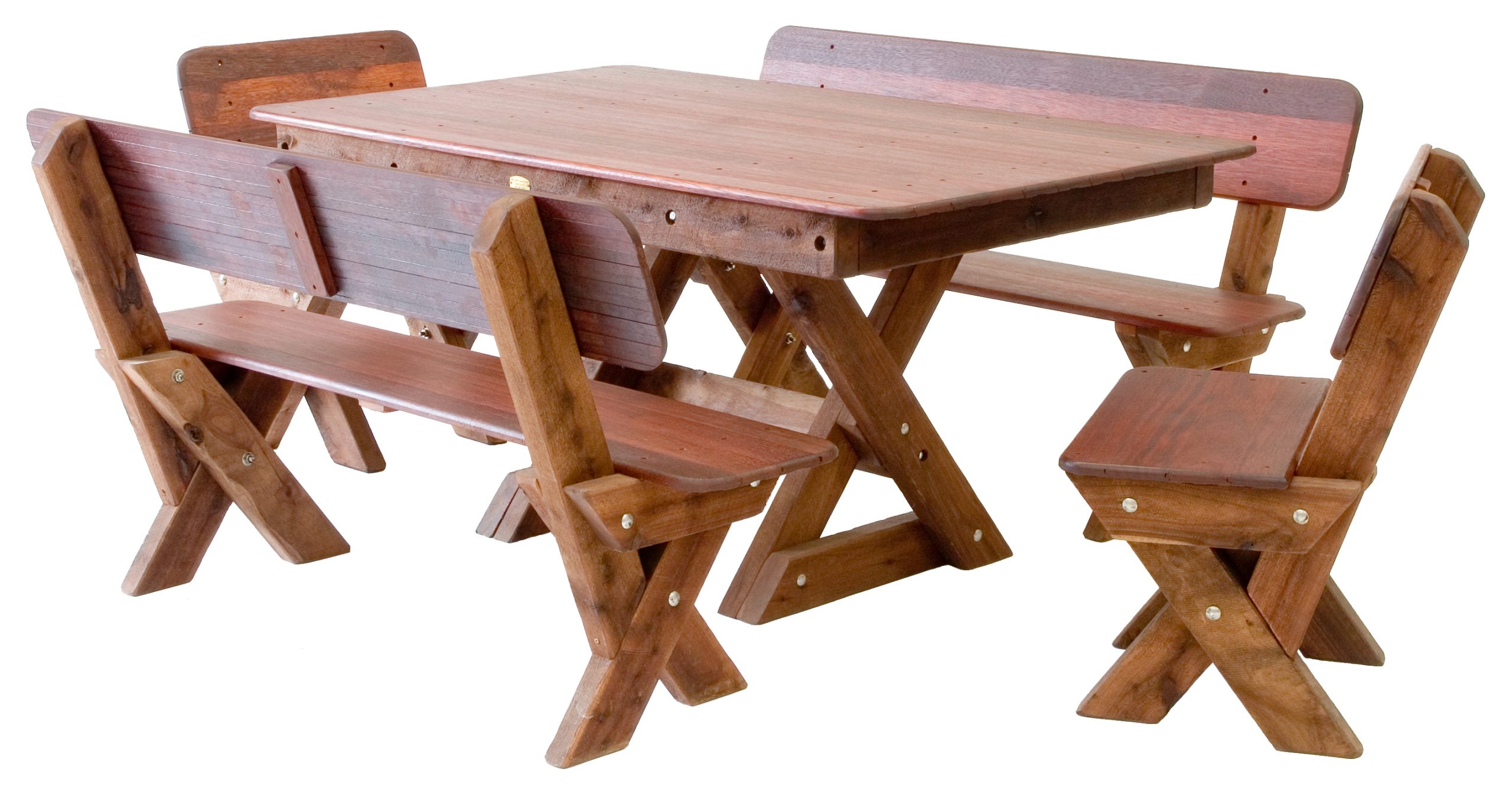 Palm Beach High Back Kwila Outdoor Timber Setting available to order now