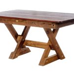 Rectangular Palm Beach Kwila Outdoor Timber Table cross legs available to order now!