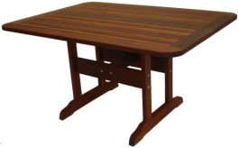 Rectangular Banz Kwila Outdoor Timber Table ready to order now!