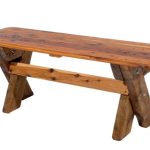 2 Seat Backless Cypress Outdoor Timber Bench available to order now!