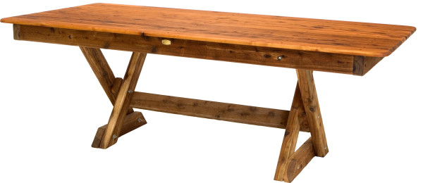 Tasman Cypress Outdoor Timber Table available to order now