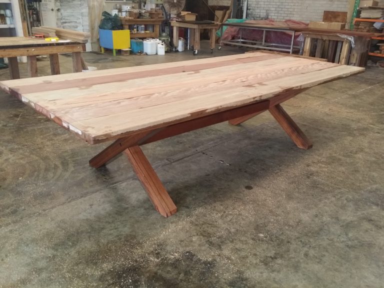 Recycled timber table SF available to order now!