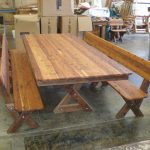 5-6 Seat High Back Cypress Outdoor Timber Bench available to order now!