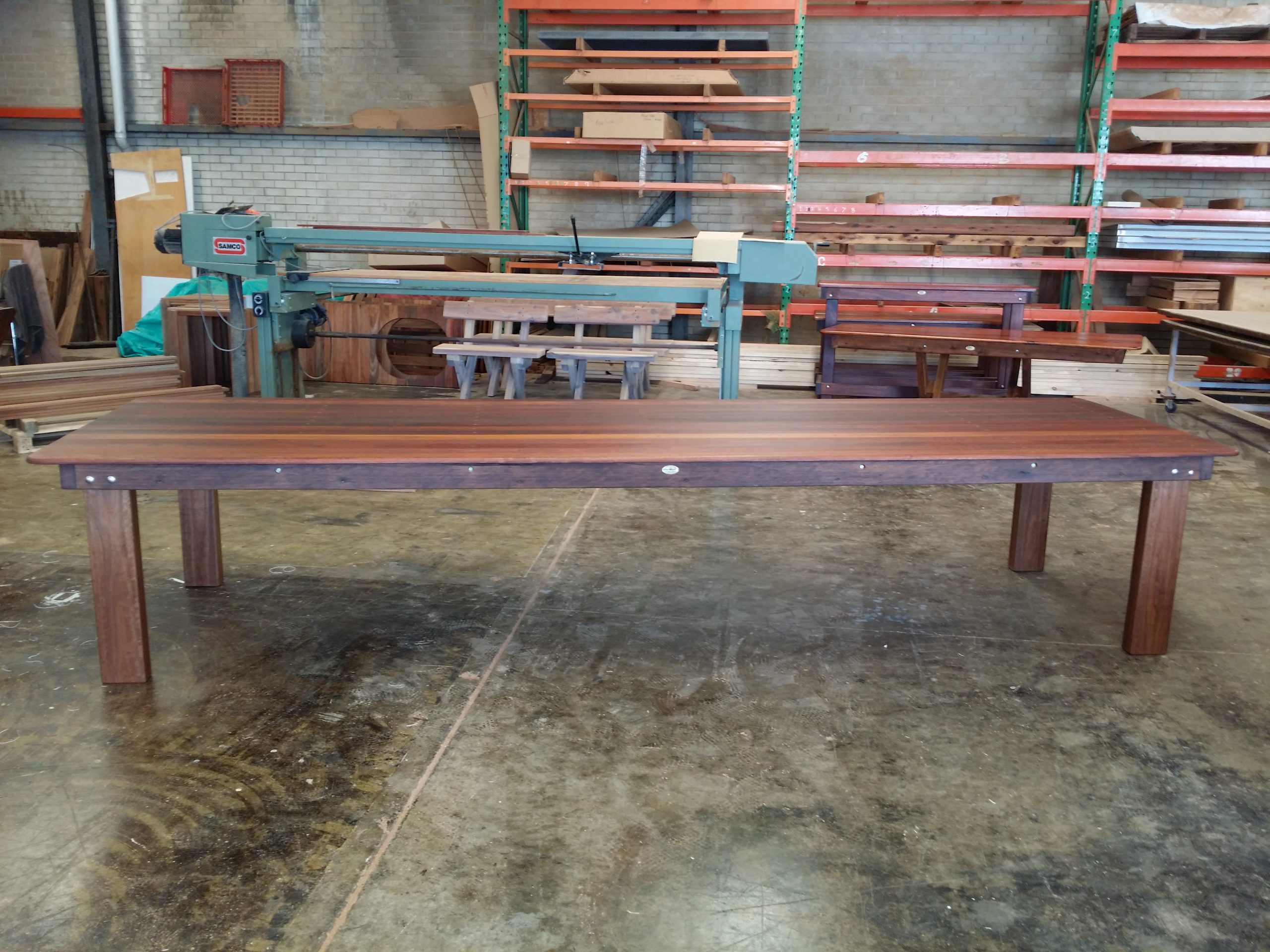 Texas XL Kwila Outdoor Timber Table available to order now