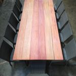 Binx Timber Table in SPOTTED GUM available to order now!