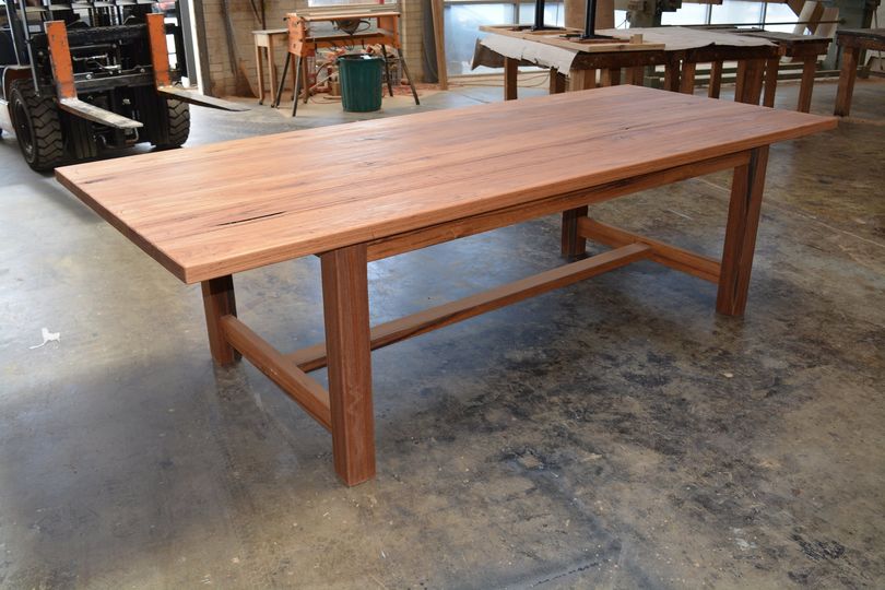 Farmhouse Timber Table GC BLACKBUTT timber available to order now