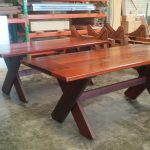 Rectangular Kirra 2400mm Kwila Outdoor Timber Table inserts available to order now!