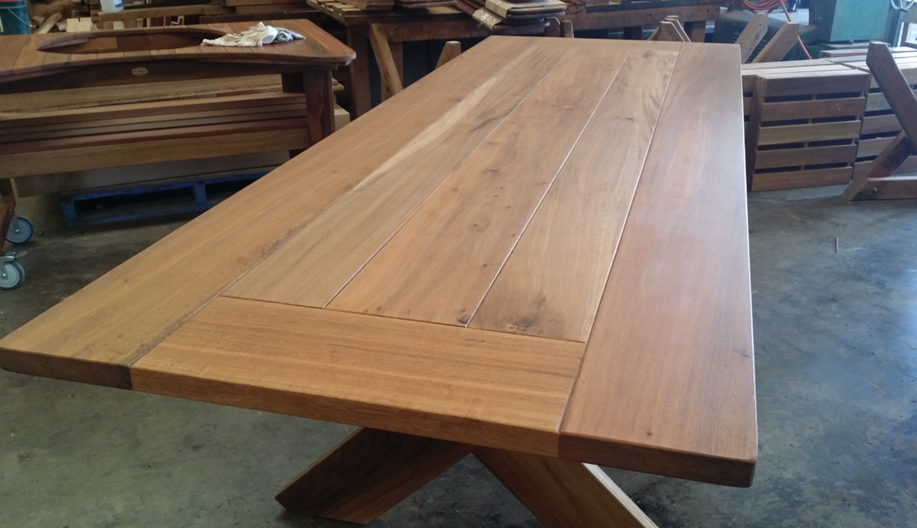 Rectangular Kirra 2700mm Teak Outdoor Timber Table inserts available to order now