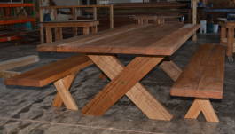 Kirra XL 2950 Teak Outdoor Timber Setting available to order now!