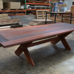 Rectangular Kirra XL 2950mm Kwila Outdoor Timber Table inserts available to order now!