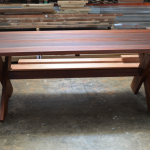 Rectangular Kirra XL 2950mm Kwila Outdoor Timber Table inserts available to order now!