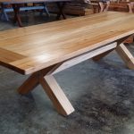 Rectangular Kirra 2950mm Teak outdoor timber table available to order now!